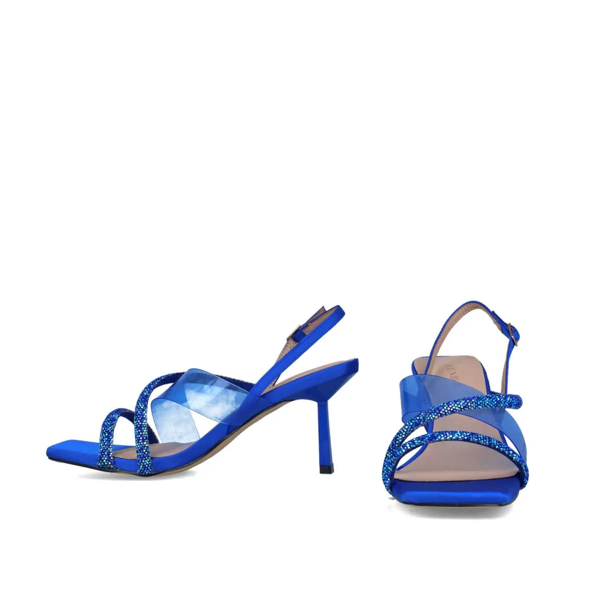 CRATER - Glamorous Gala Royal Blue Sandals