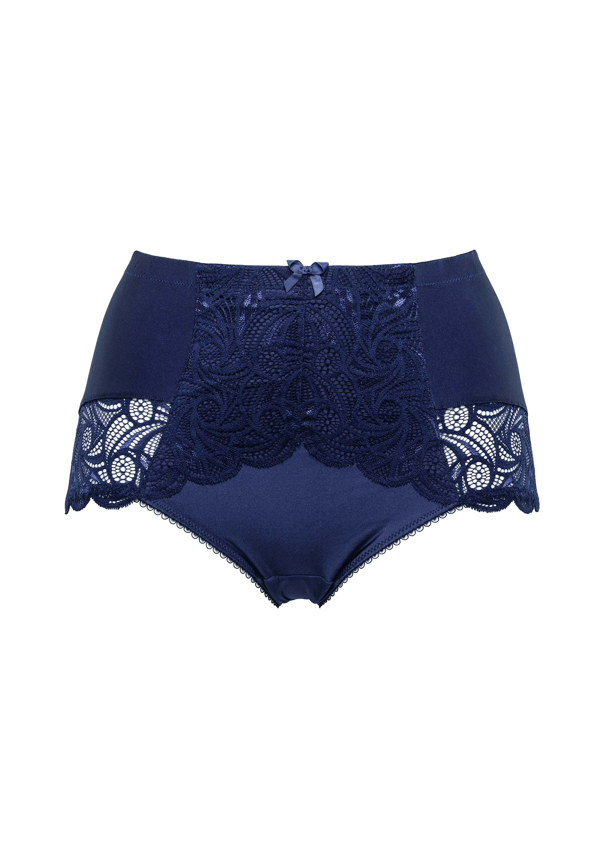 Culotte taille haute Ariane Bleu Marine