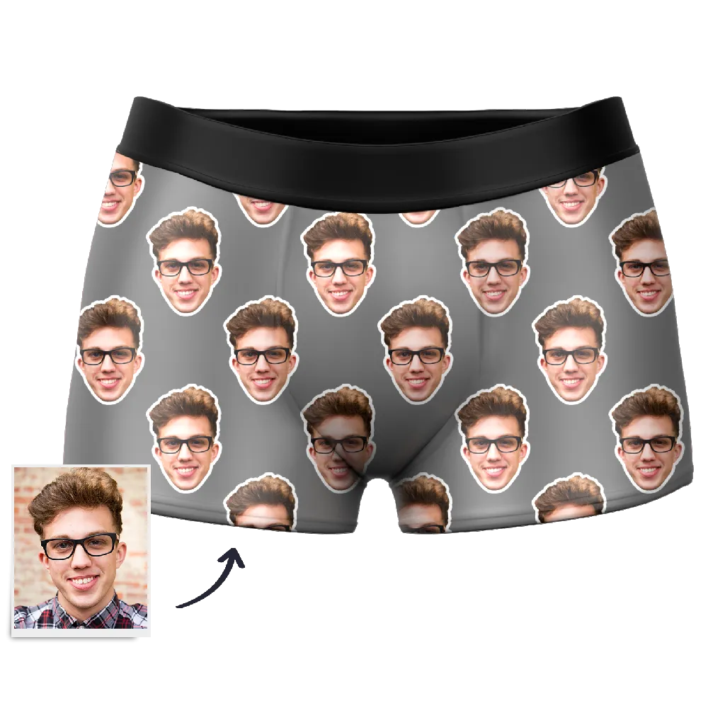 Custom Face Boxer Custom Boxer Breifs Men's Custom Colorful Face Boxer Shorts 3D Online Preview