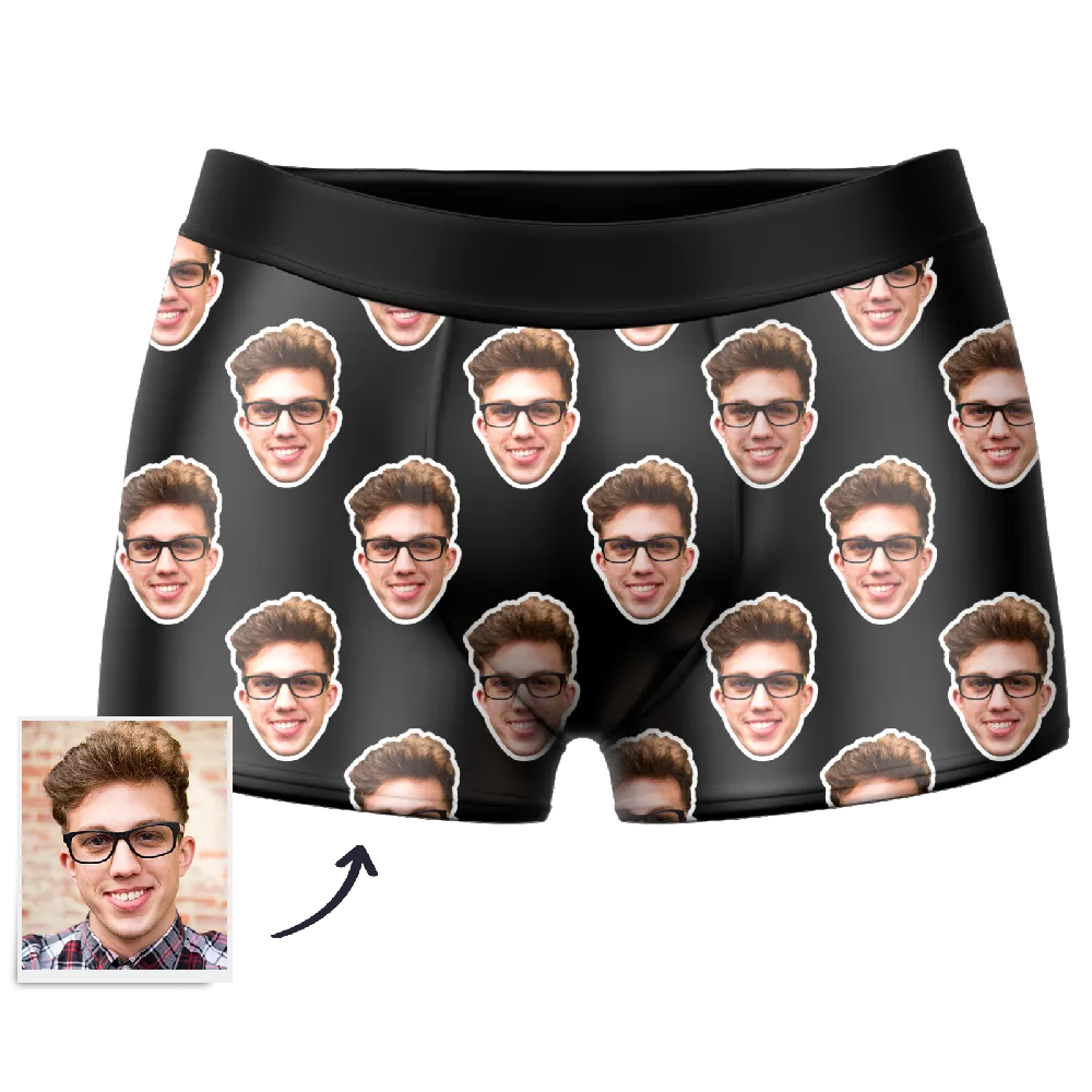 Custom Face Boxer Custom Boxer Breifs Men's Custom Colorful Face Boxer Shorts 3D Online Preview