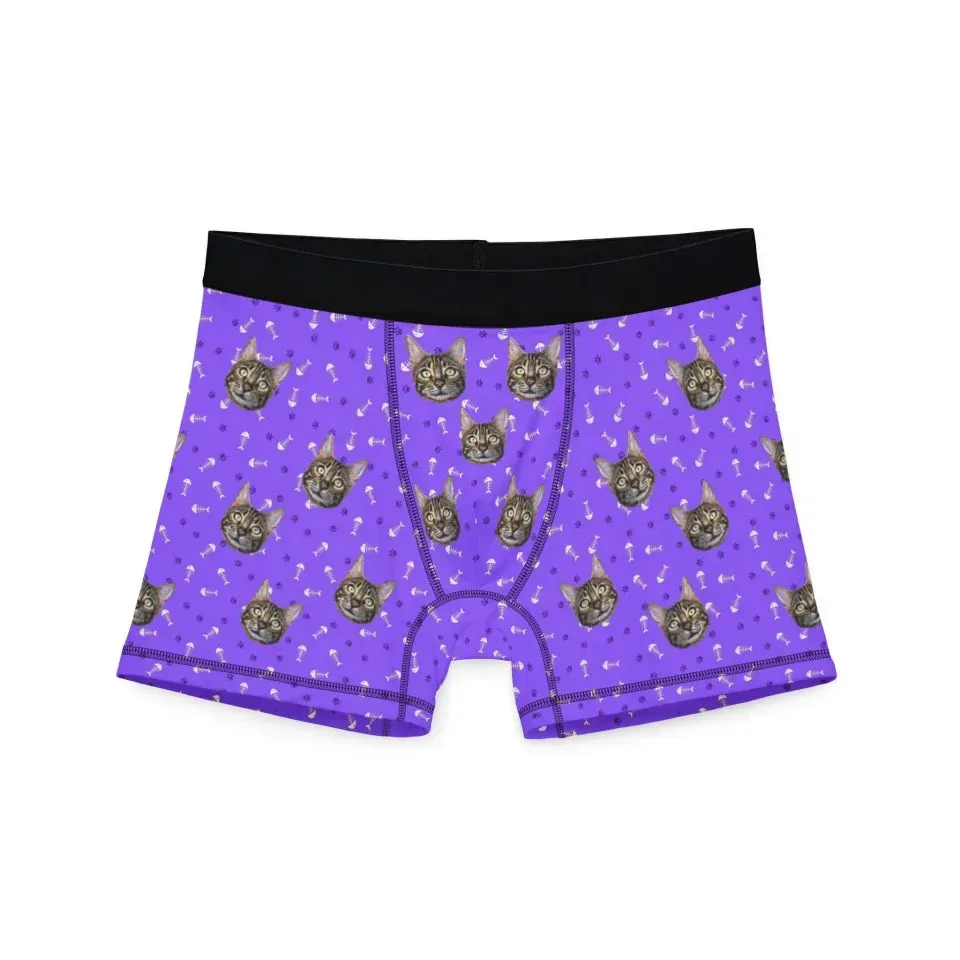 Custom Men Boxer Cat Bone