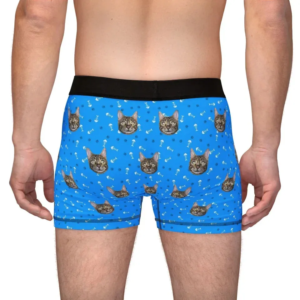 Custom Men Boxer Cat Bone