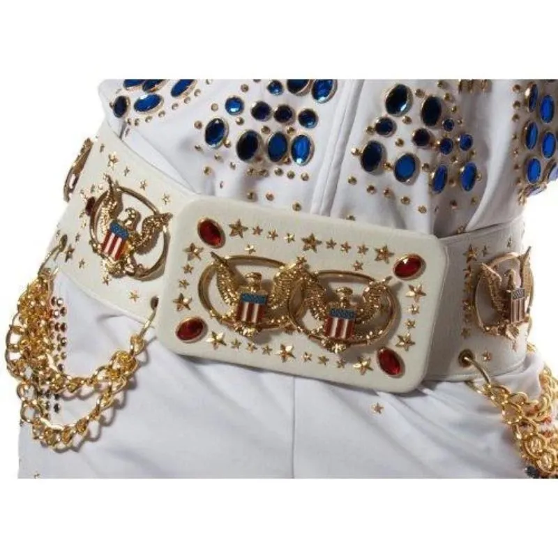 Deluxe King of Rock & Roll Costume with Rhinestones - Hire