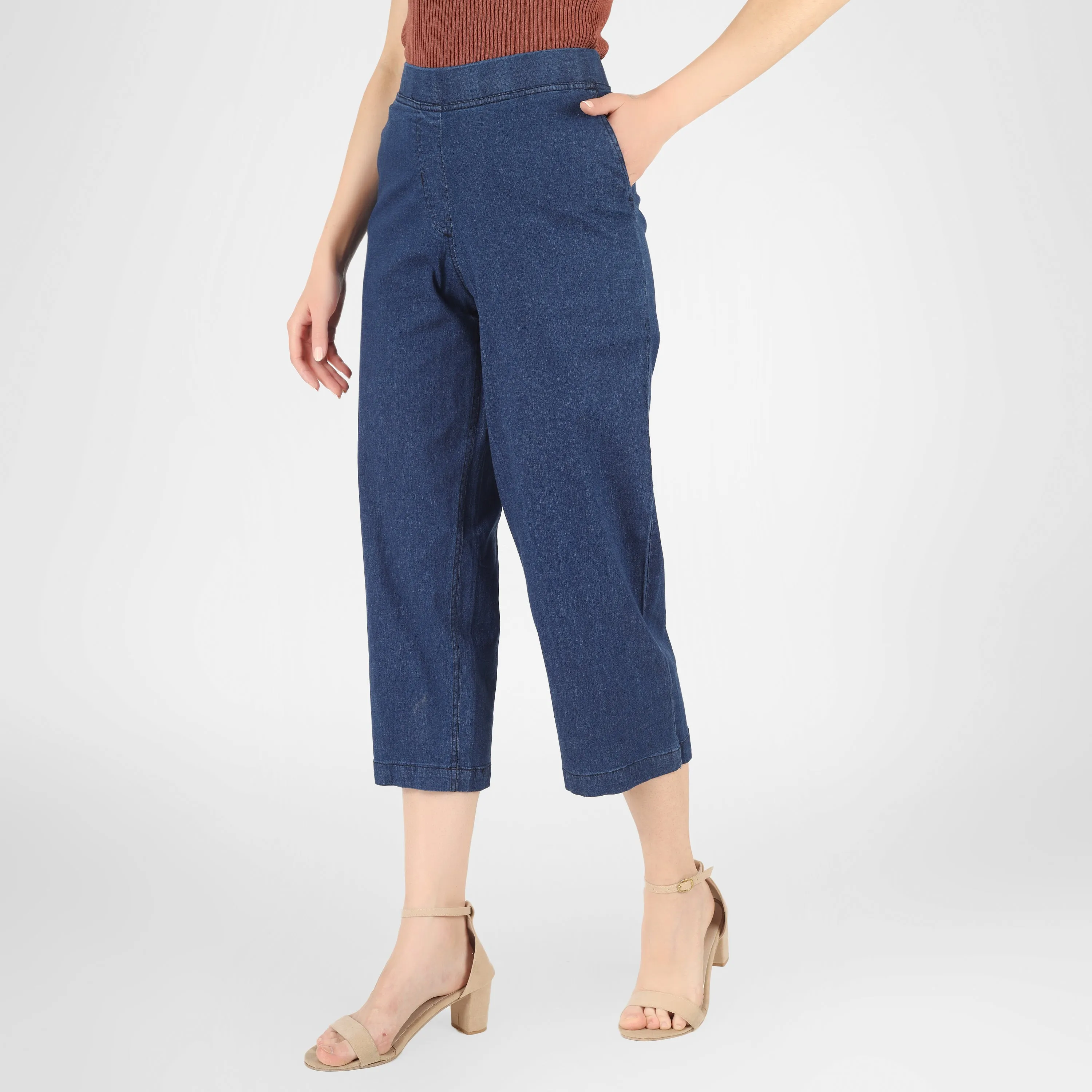 Denim Flare Pants