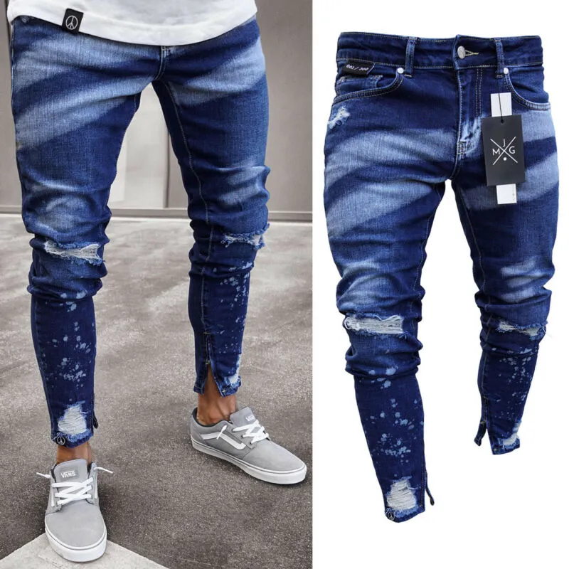 Denim Ripped Jeans