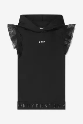 DKNY Girls Cotton Hooded Dress