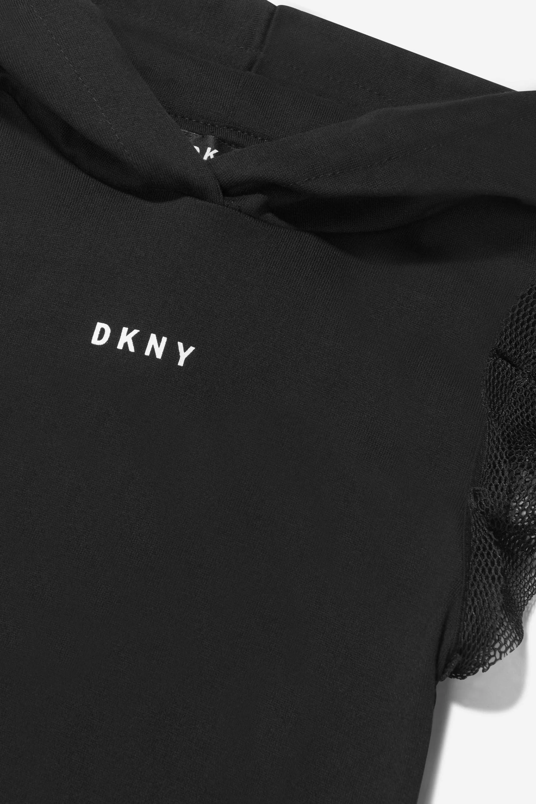 DKNY Girls Cotton Hooded Dress