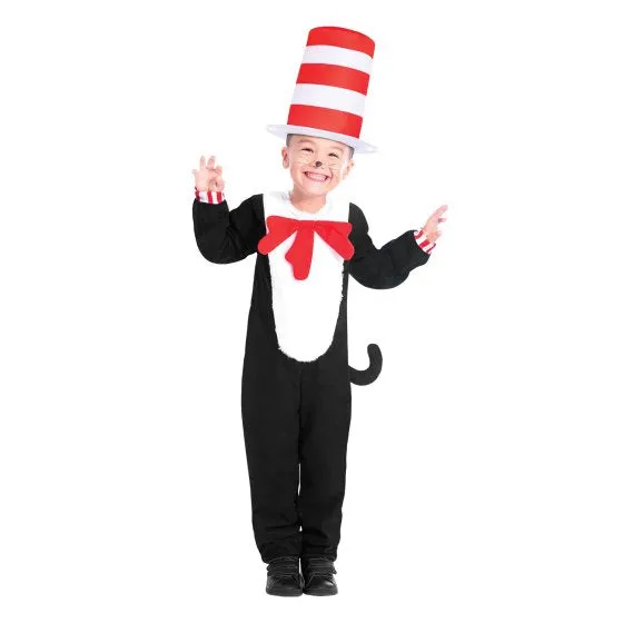 Dr Suess Cat in the Hat Child Costume - Buy Online Only