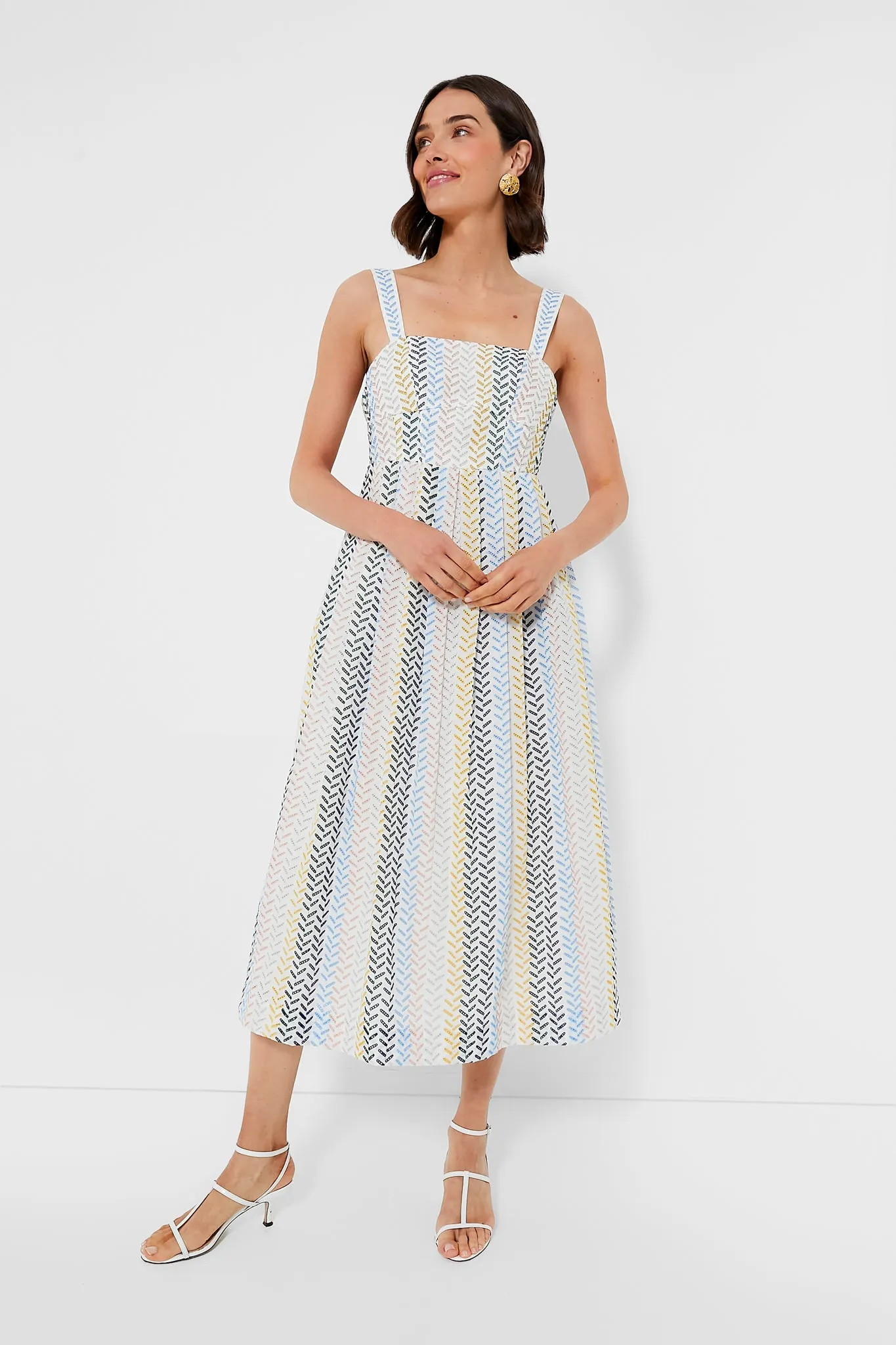 Embroidered Lorenza Dress