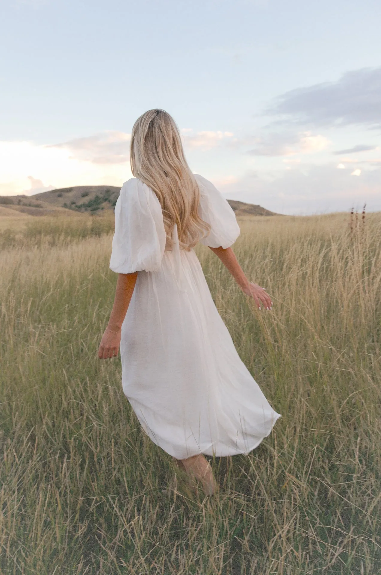 Enchanted Cream Midi Dress