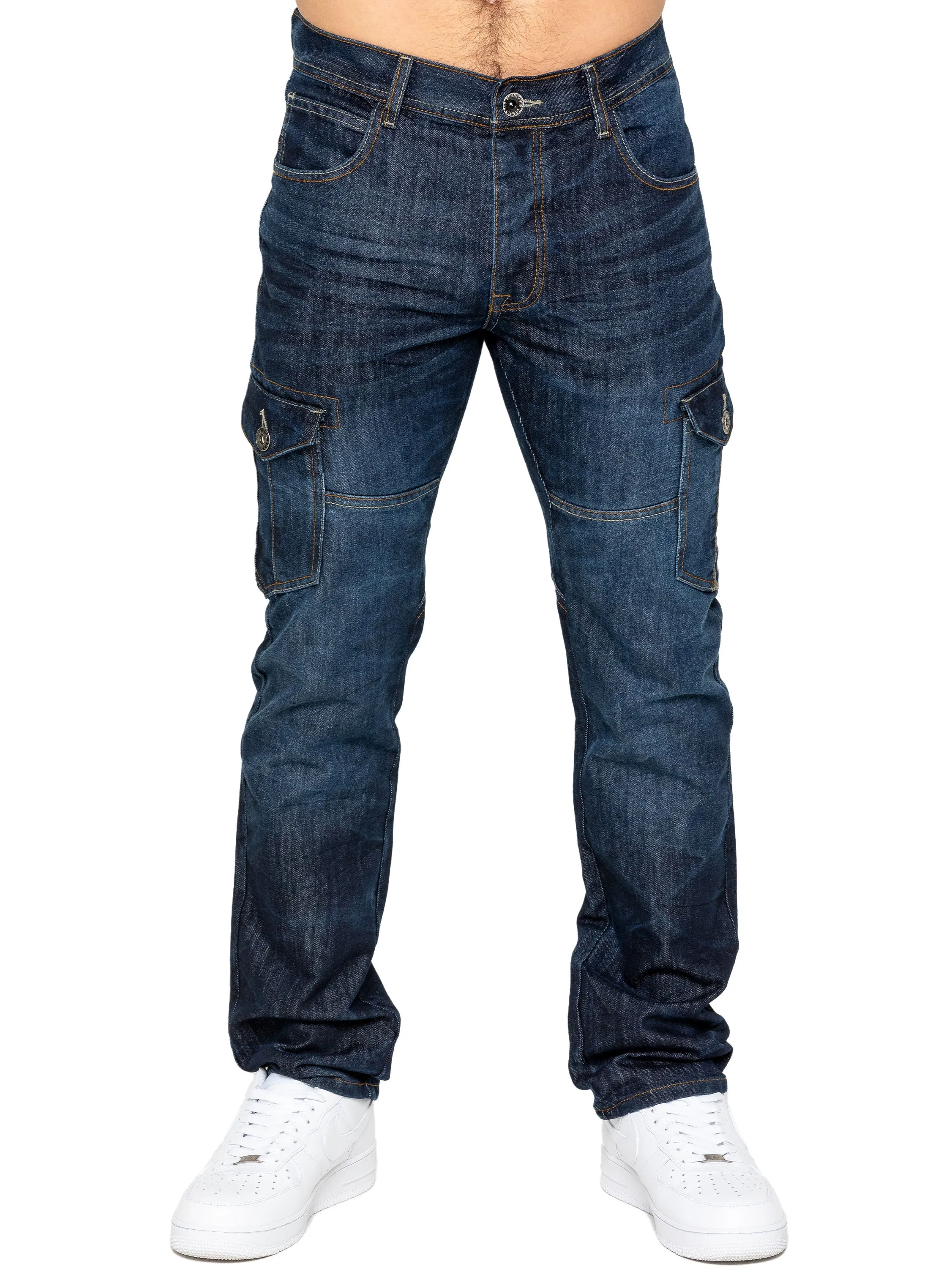 Enzo | Mens Straight Leg Designer Jeans