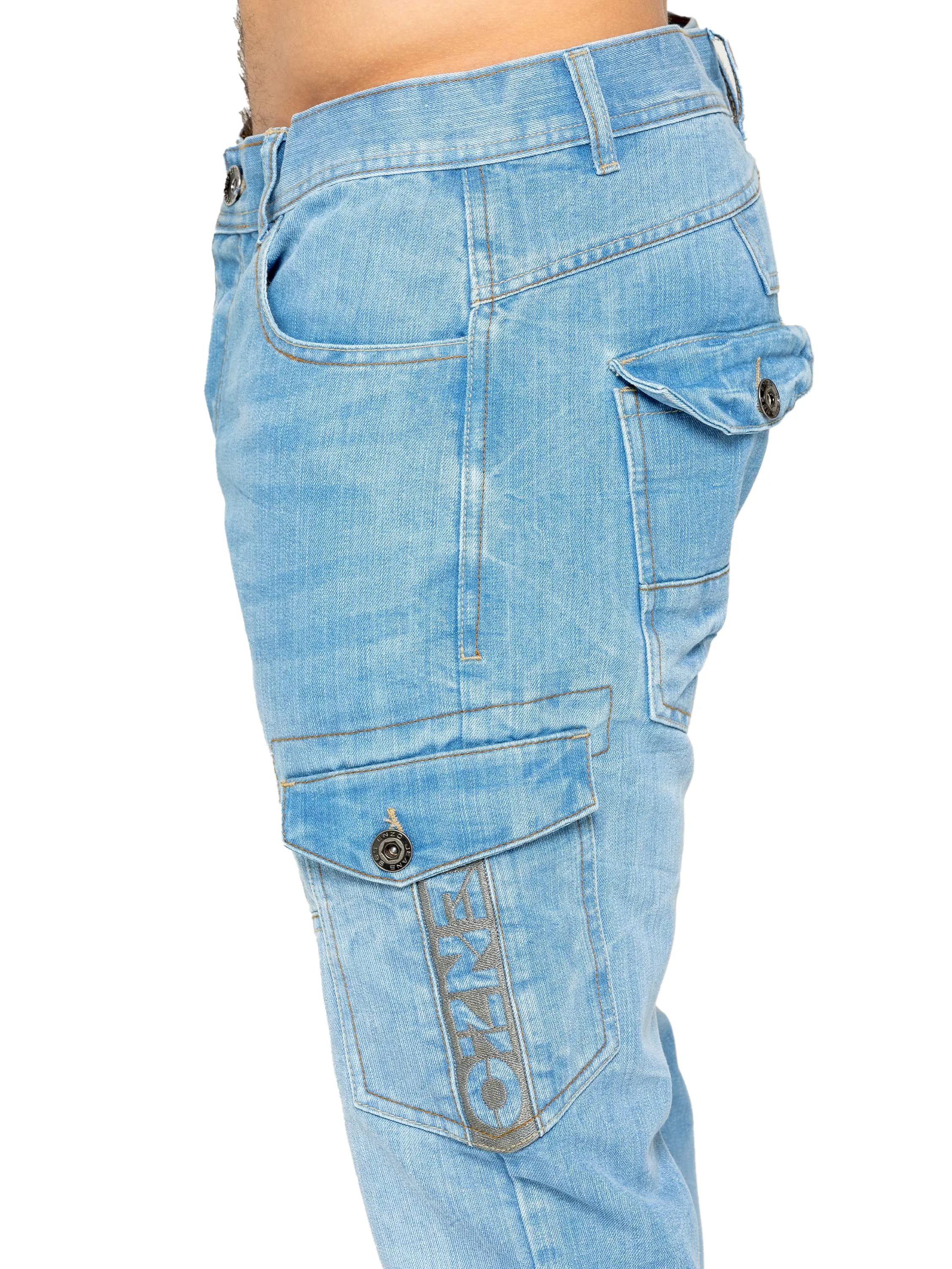 Enzo | Mens Straight Leg Designer Jeans