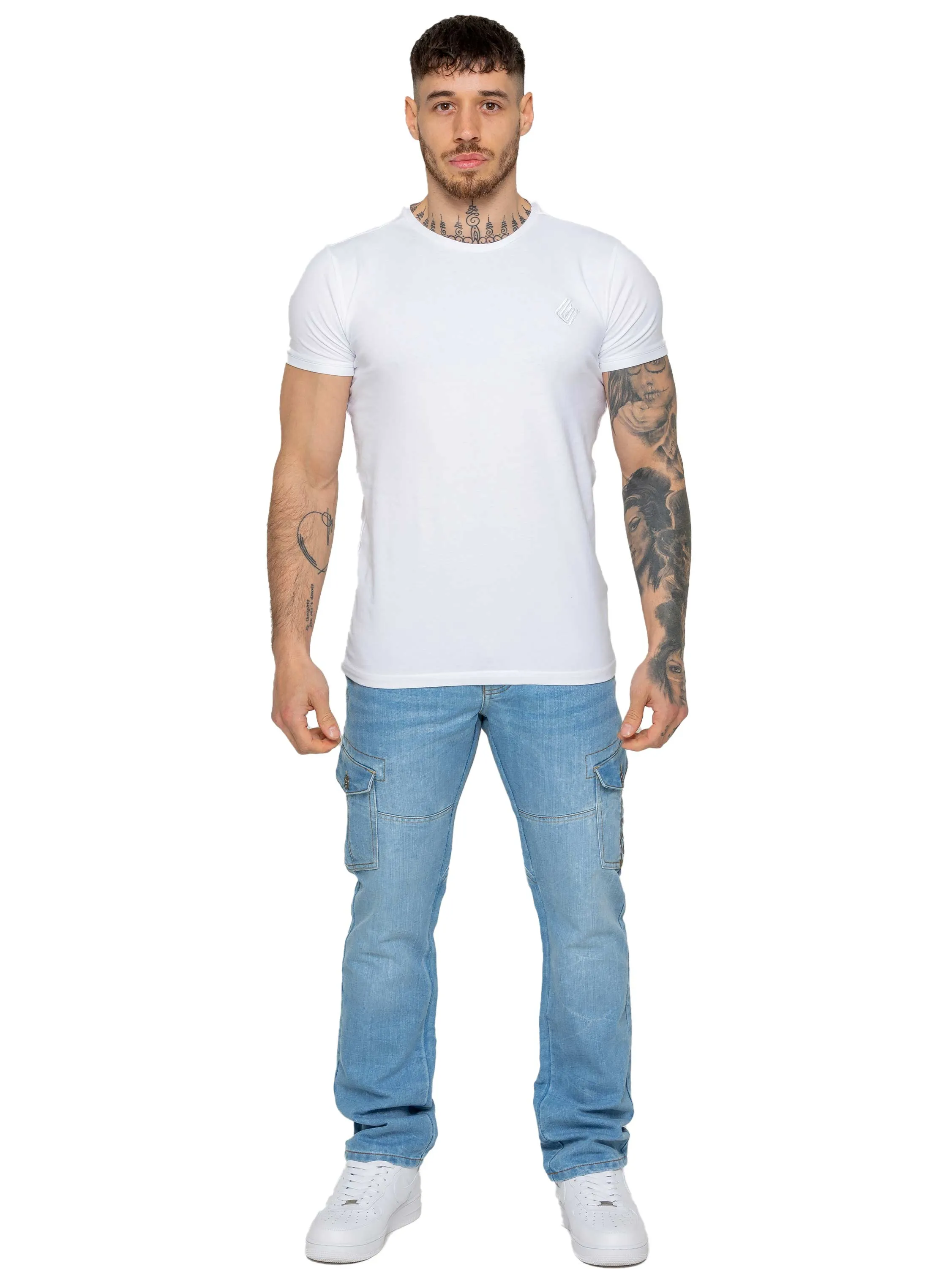 Enzo | Mens Straight Leg Designer Jeans