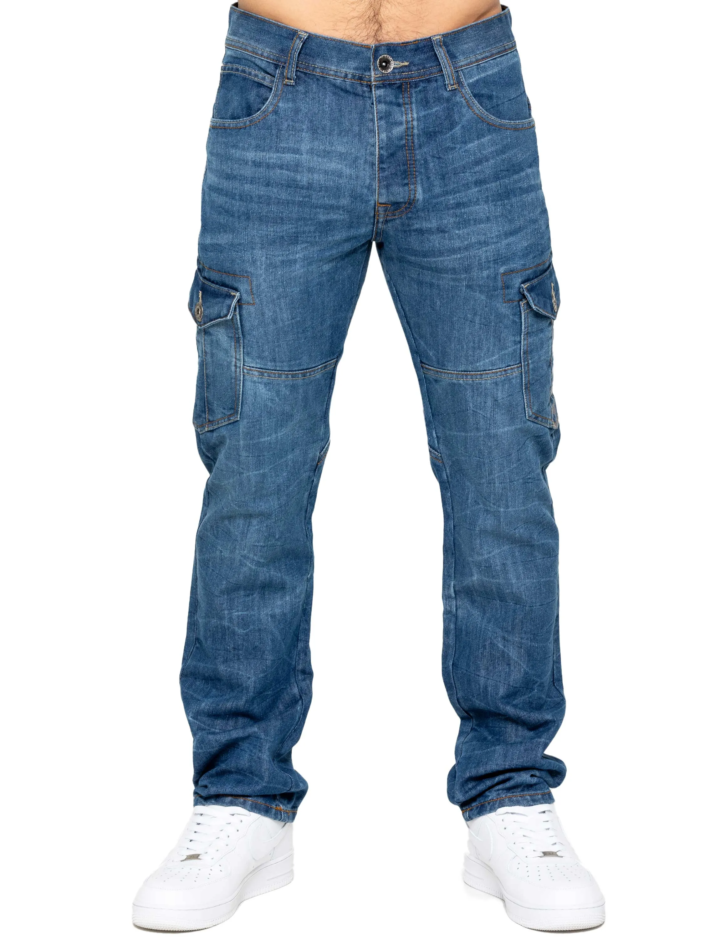 Enzo | Mens Straight Leg Designer Jeans