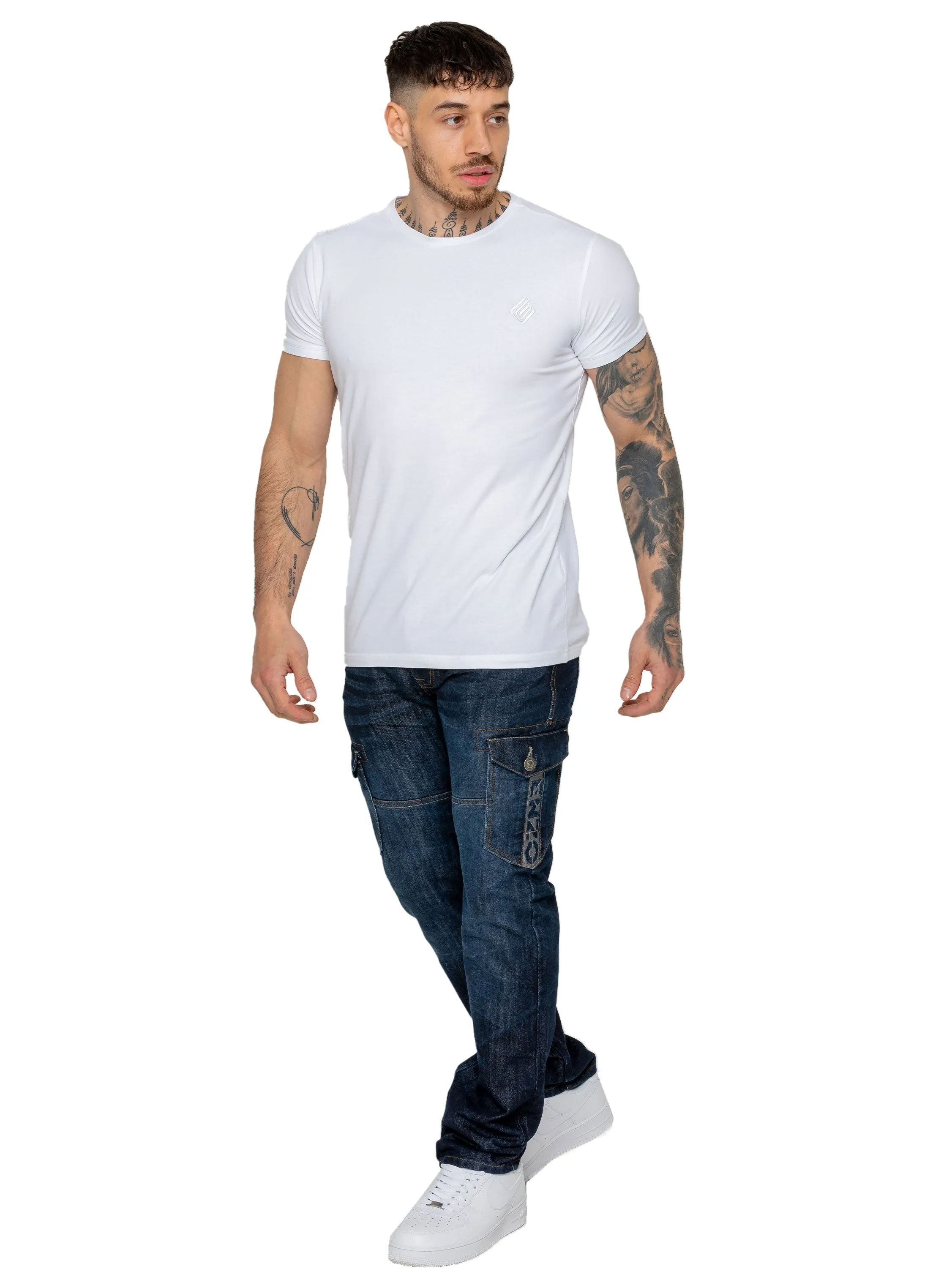 Enzo | Mens Straight Leg Designer Jeans