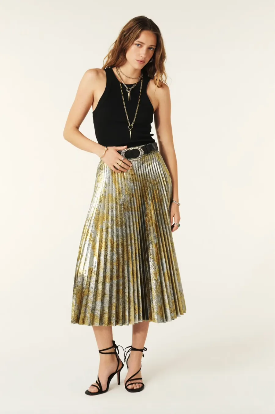 Falone Skirt Gold