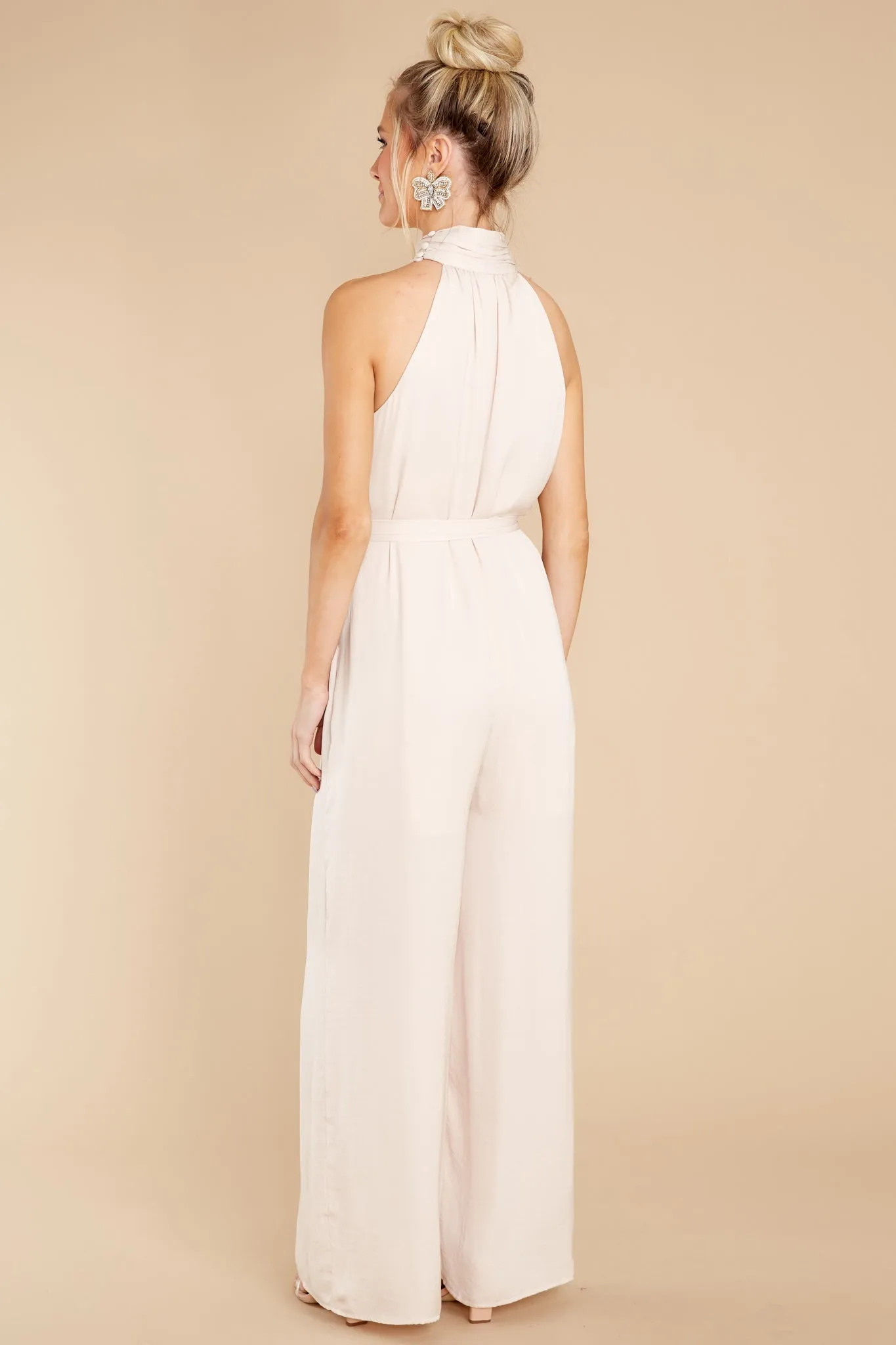 Fancy Fantasies Beige Jumpsuit