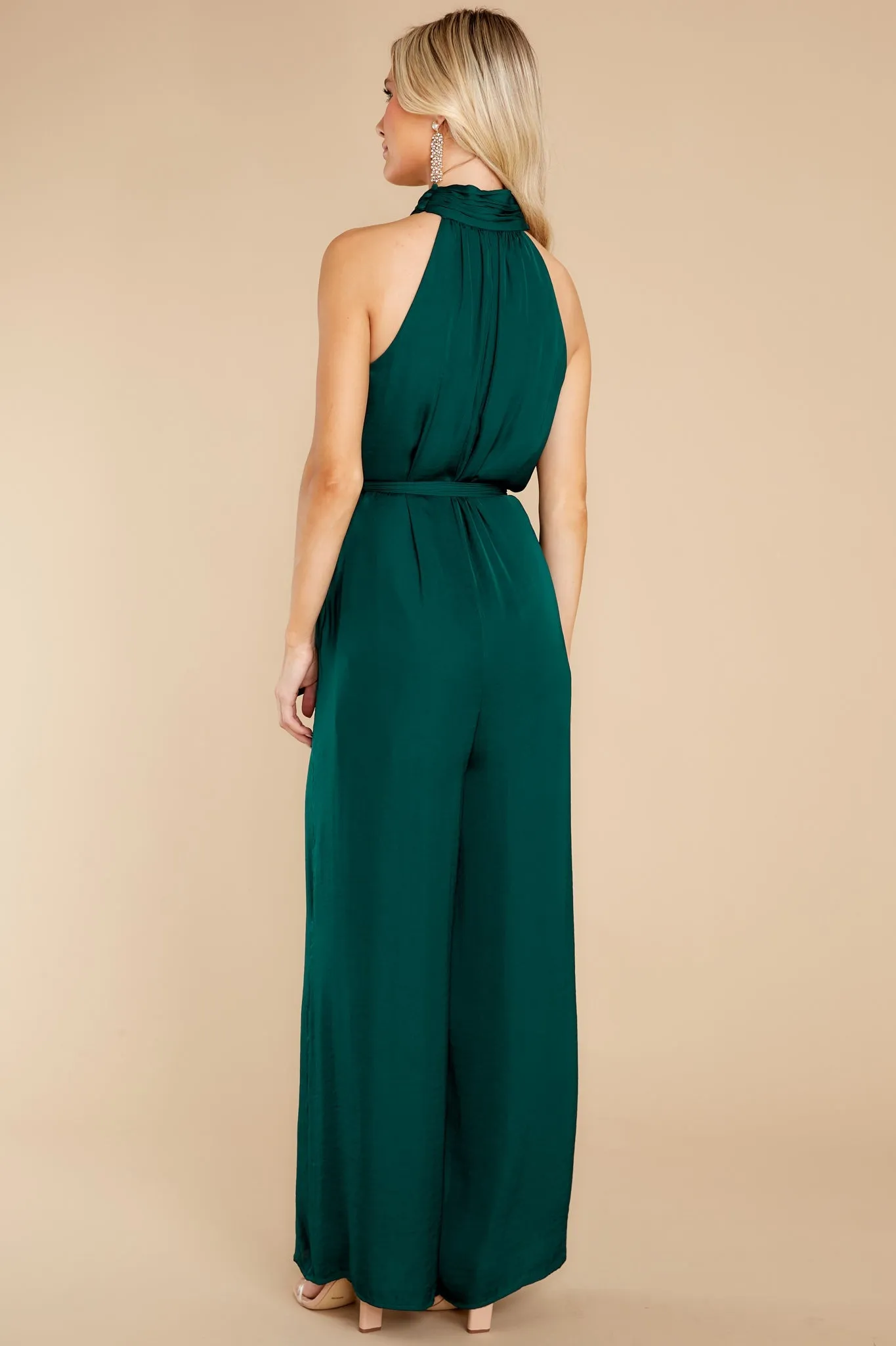 Fancy Fantasies Hunter Green Jumpsuit