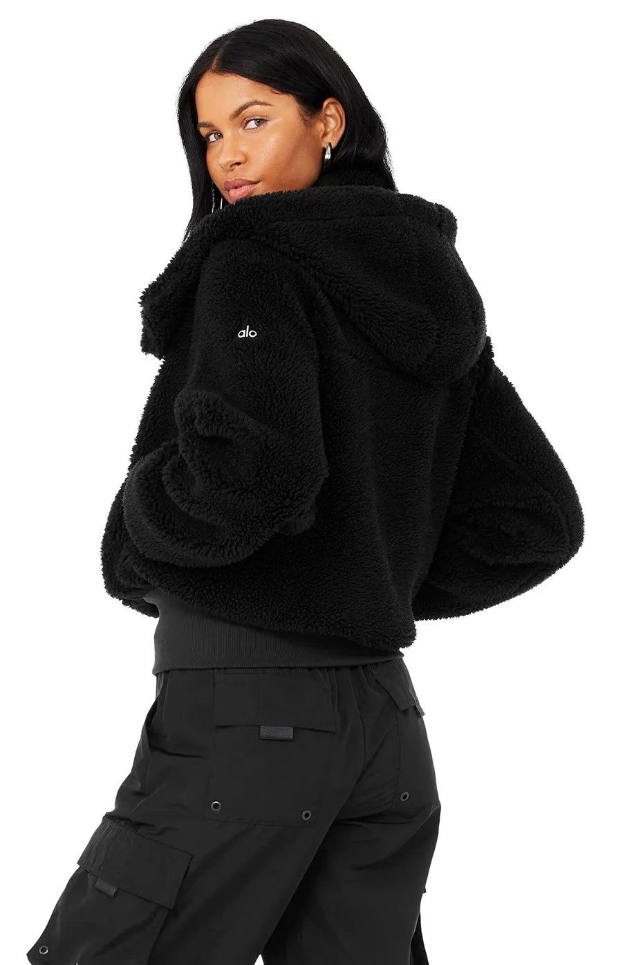 Foxy Sherpa Jacket - Black