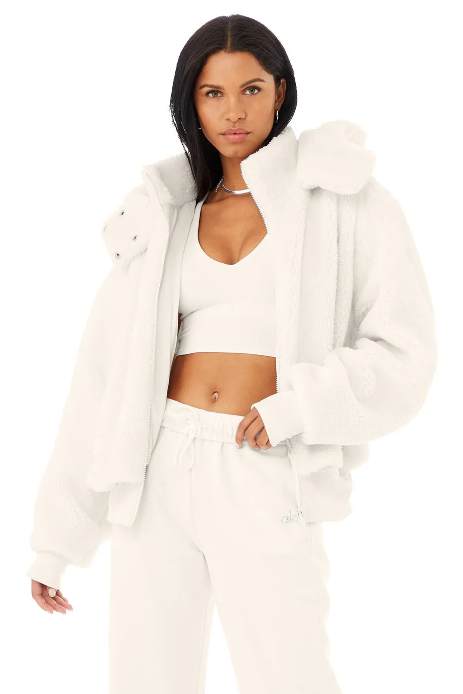 Foxy Sherpa Jacket - Ivory