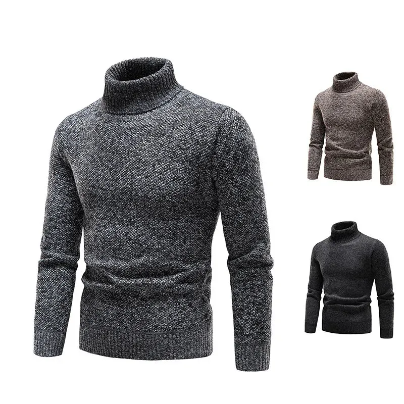 Funki Buys | Sweaters | Men's Winter Knitted Turtleneck Pullover