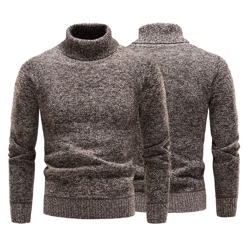 Funki Buys | Sweaters | Men's Winter Knitted Turtleneck Pullover