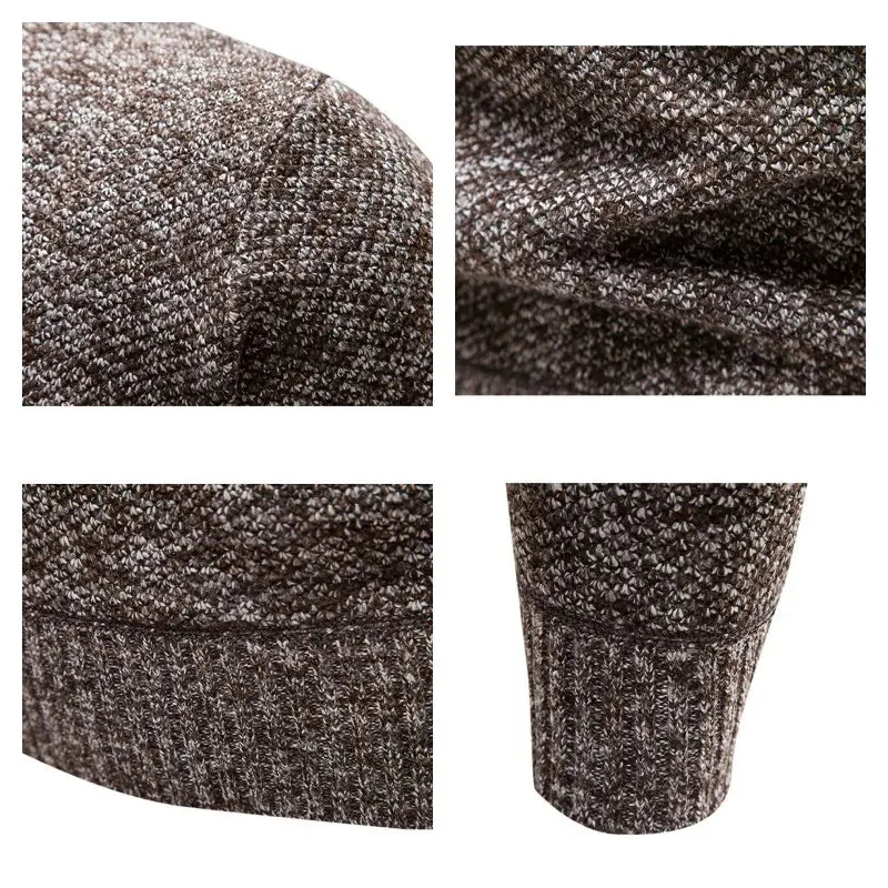 Funki Buys | Sweaters | Men's Winter Knitted Turtleneck Pullover