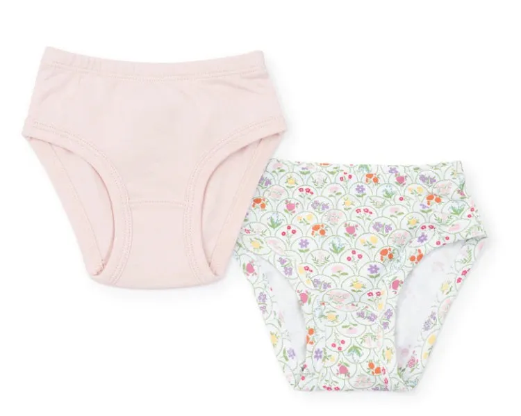 Garden Floral & Light Pink Underwear Set Lila & Hayes