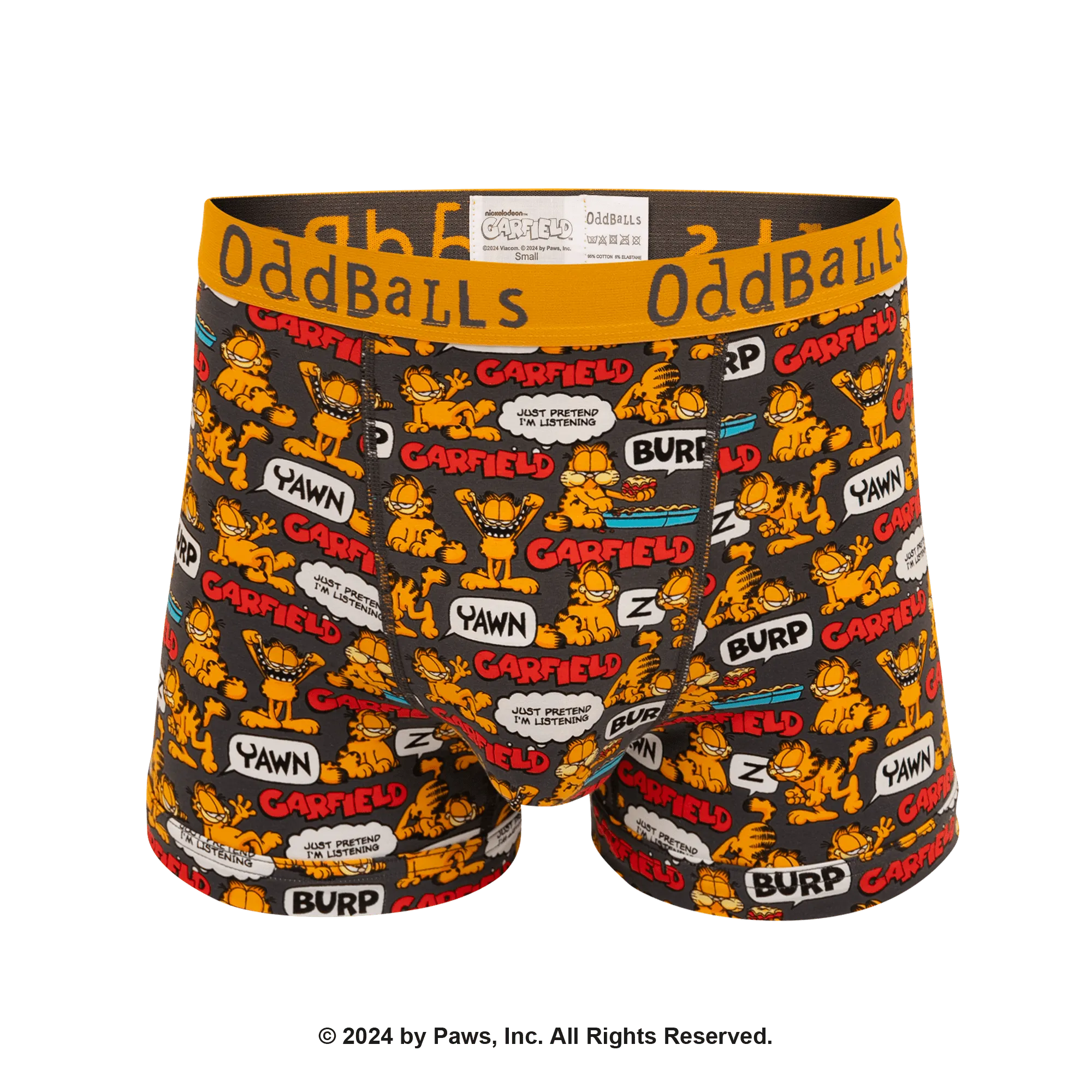 Garfield Grey - Mens Boxer Shorts