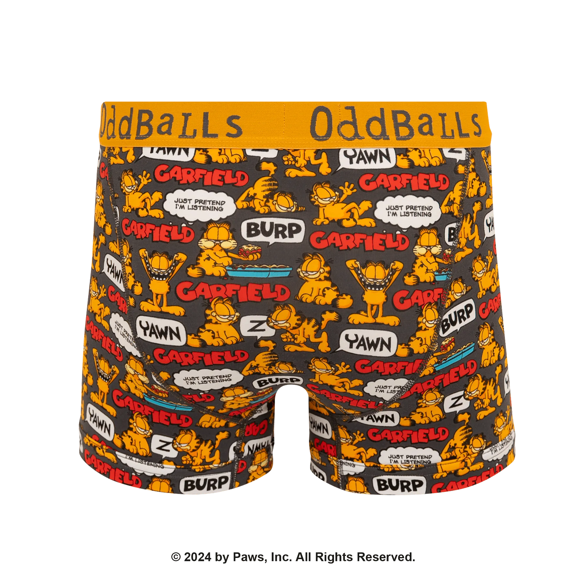 Garfield Grey - Mens Boxer Shorts