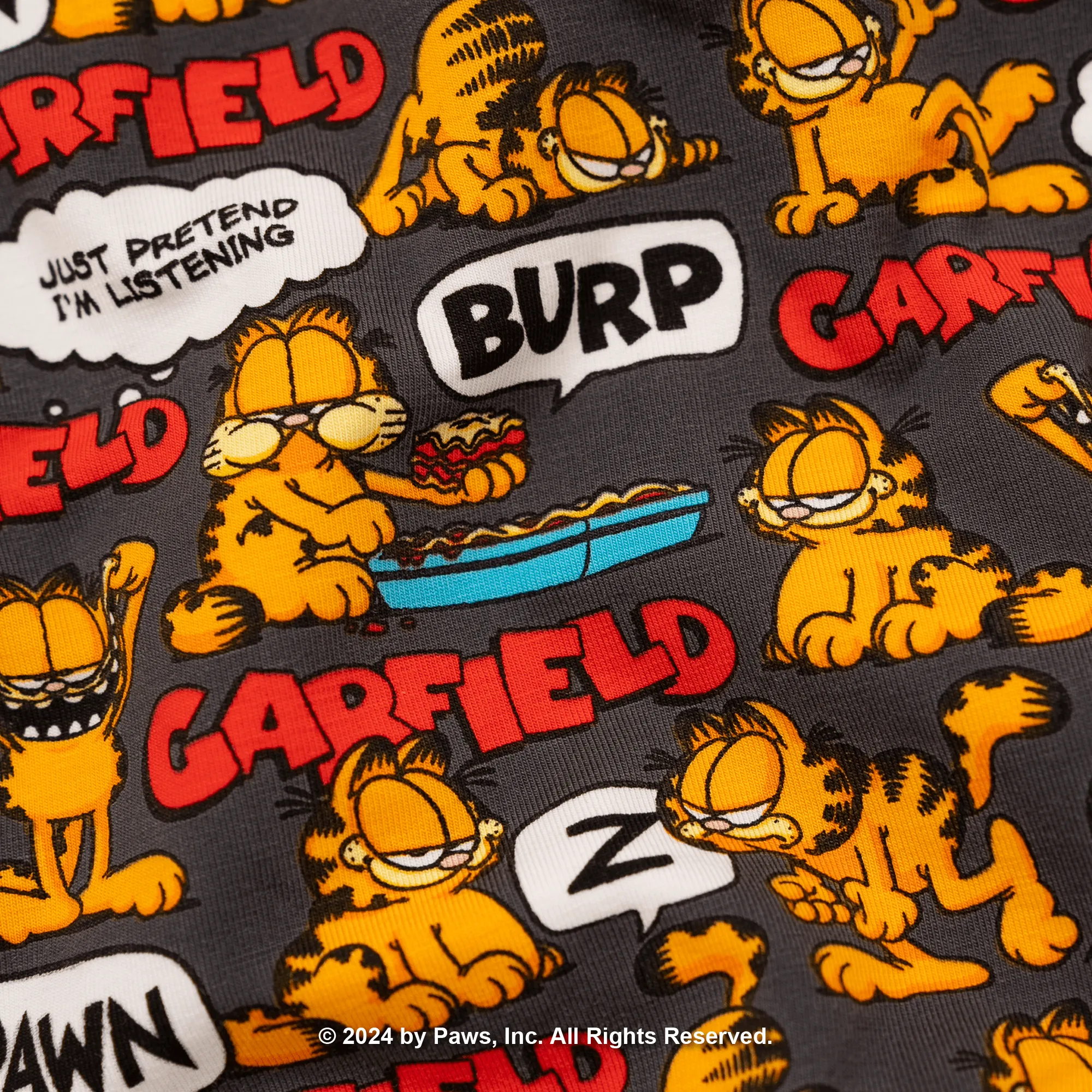 Garfield Grey - Mens Boxer Shorts