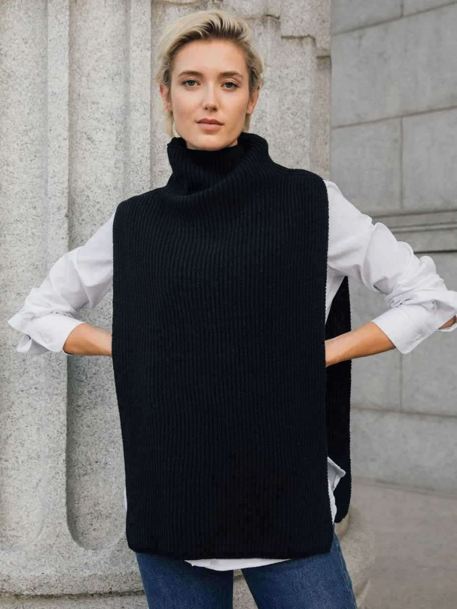 Gia Dickey Sweater in Black Cashmere