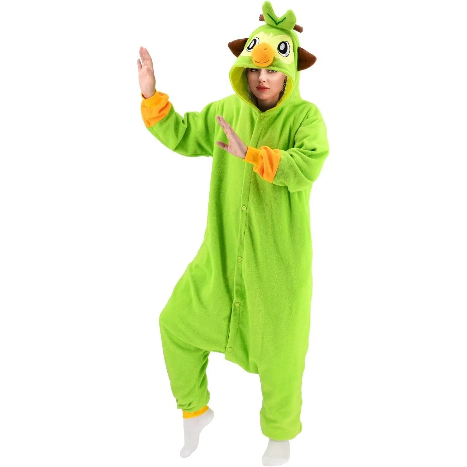 Grookey Kigurumi Onesies Anime Pokemon Pajamas Pyjamas Halloween Costume