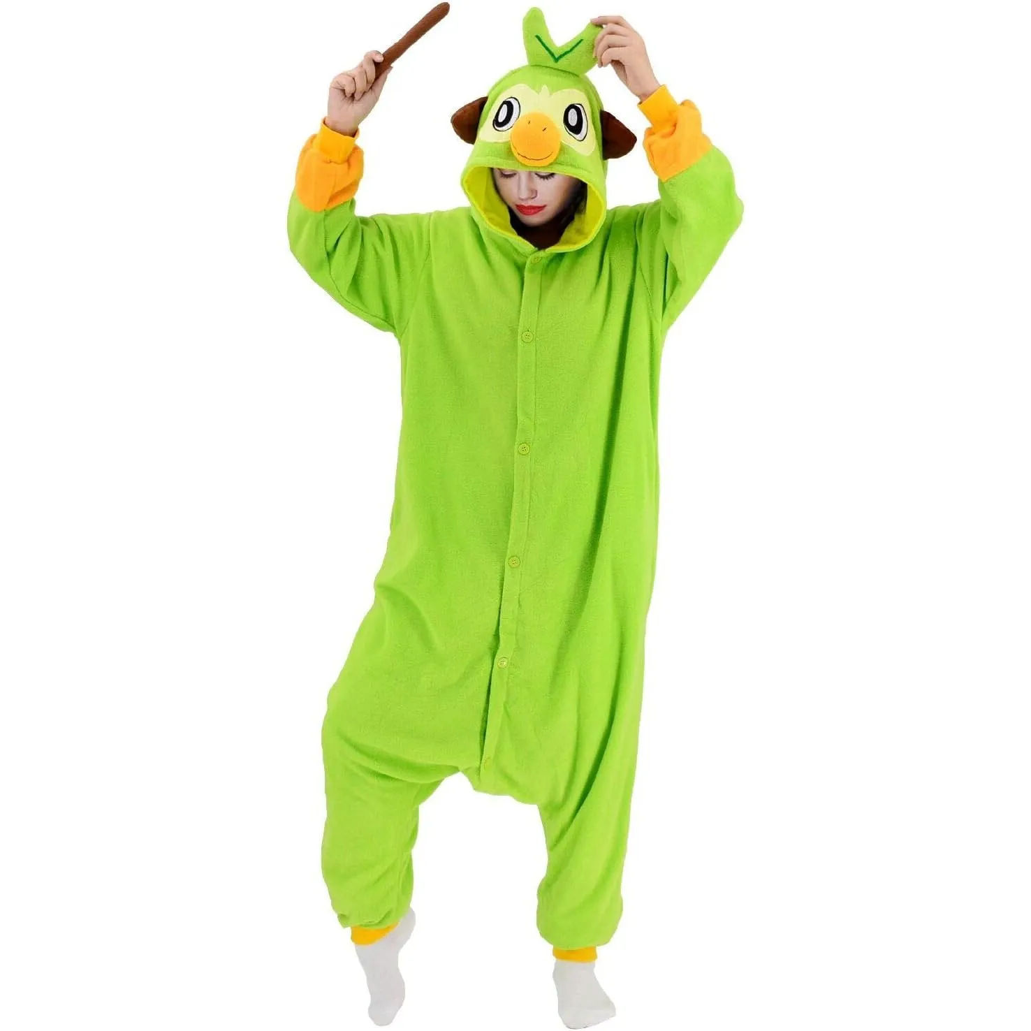 Grookey Kigurumi Onesies Anime Pokemon Pajamas Pyjamas Halloween Costume