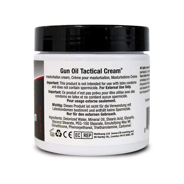 Gun Oil - Tactical Water Based Masturbation Cream Jar 6oz