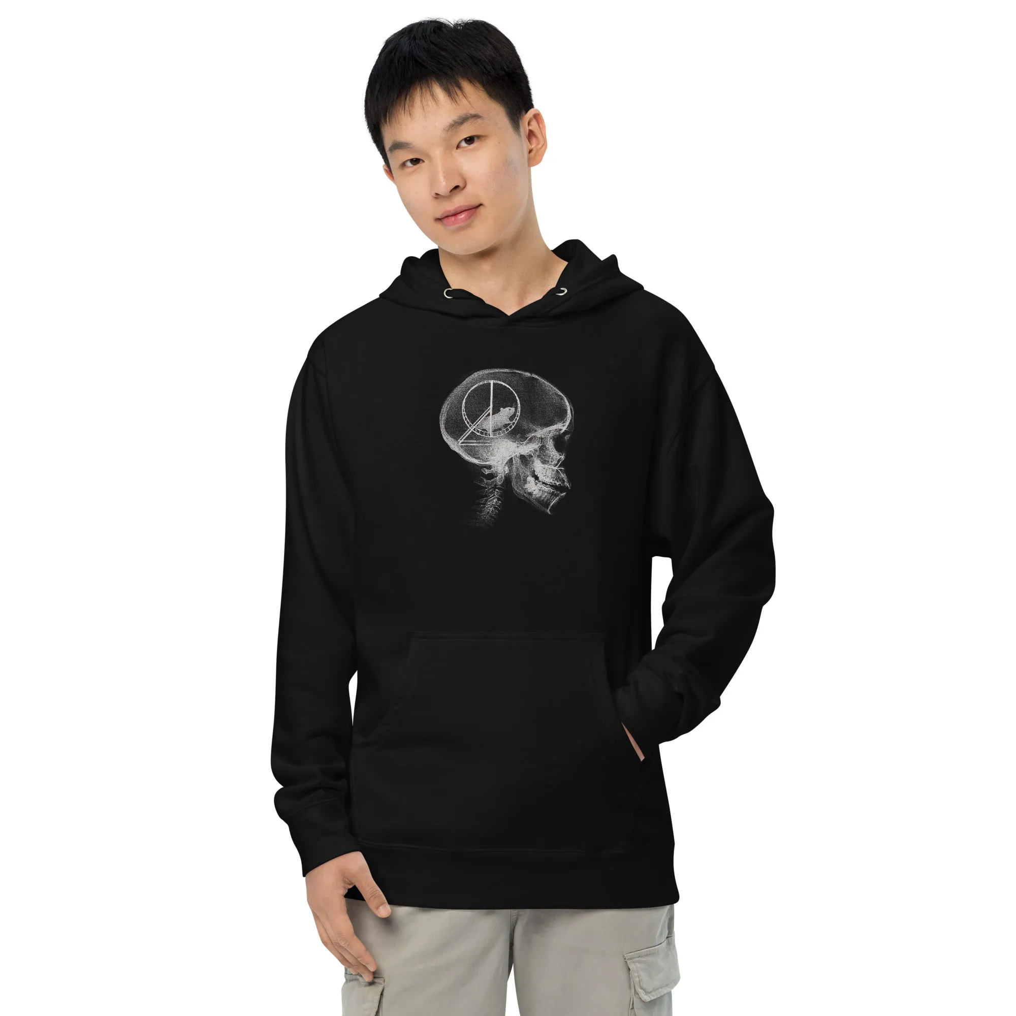 Hamster Head Scan Midweight Pullover Hoodie