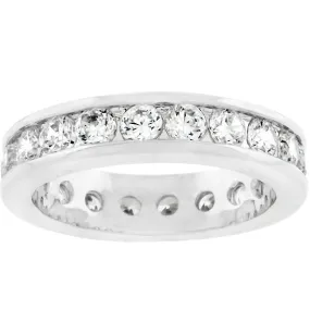 Hillary Lustrous Eternity Stackable Ring | 3ct