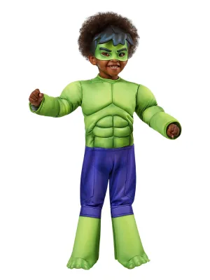 Hulk Deluxe Costume for Toddlers - Marvel Spidey & His Amazing Friends