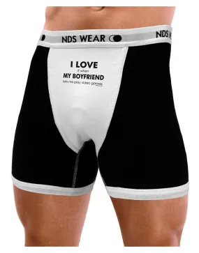 I Love My Boyfriend Videogames Mens Boxer Brief Underwear