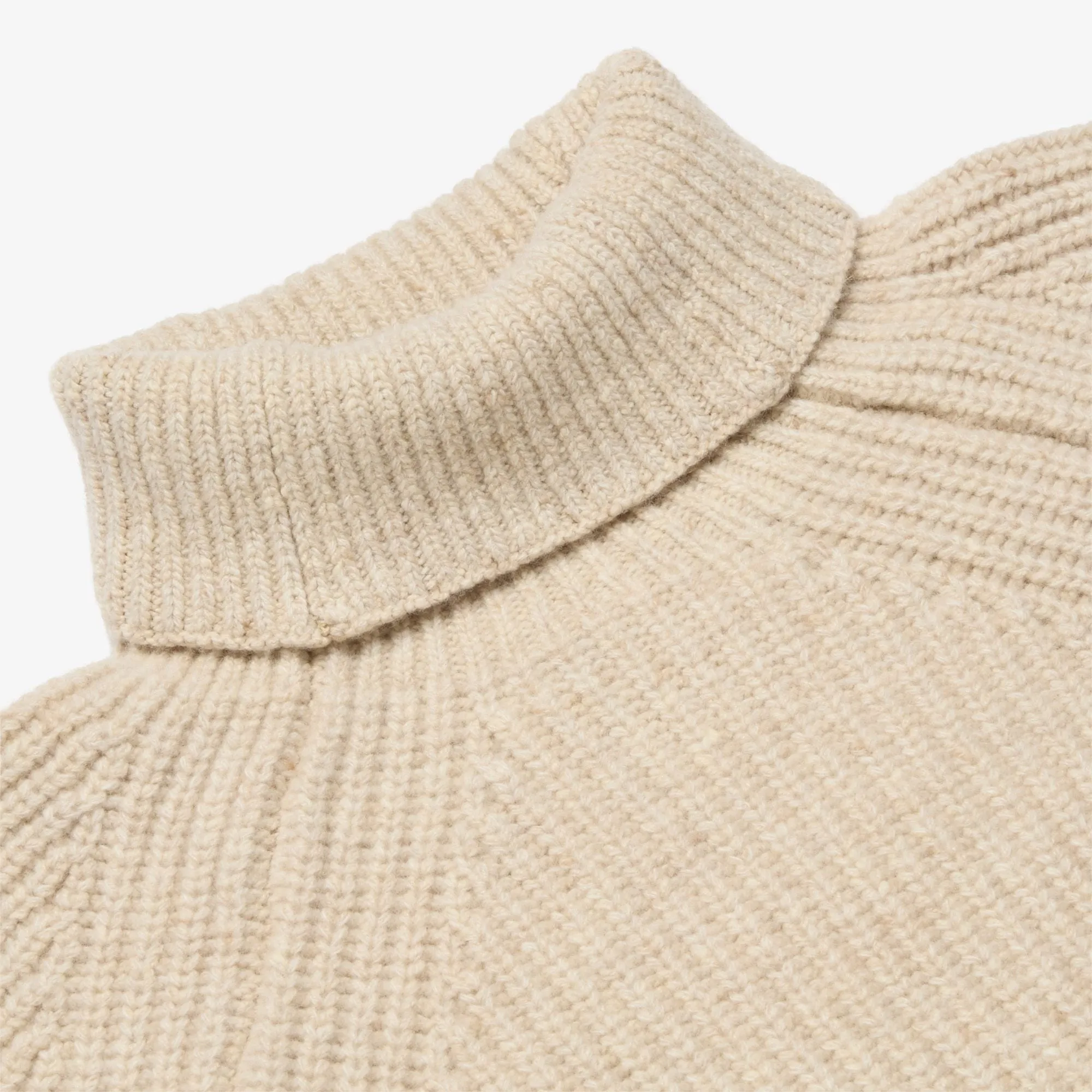 Inis Meáin Boatbuilder Turtleneck - Sand