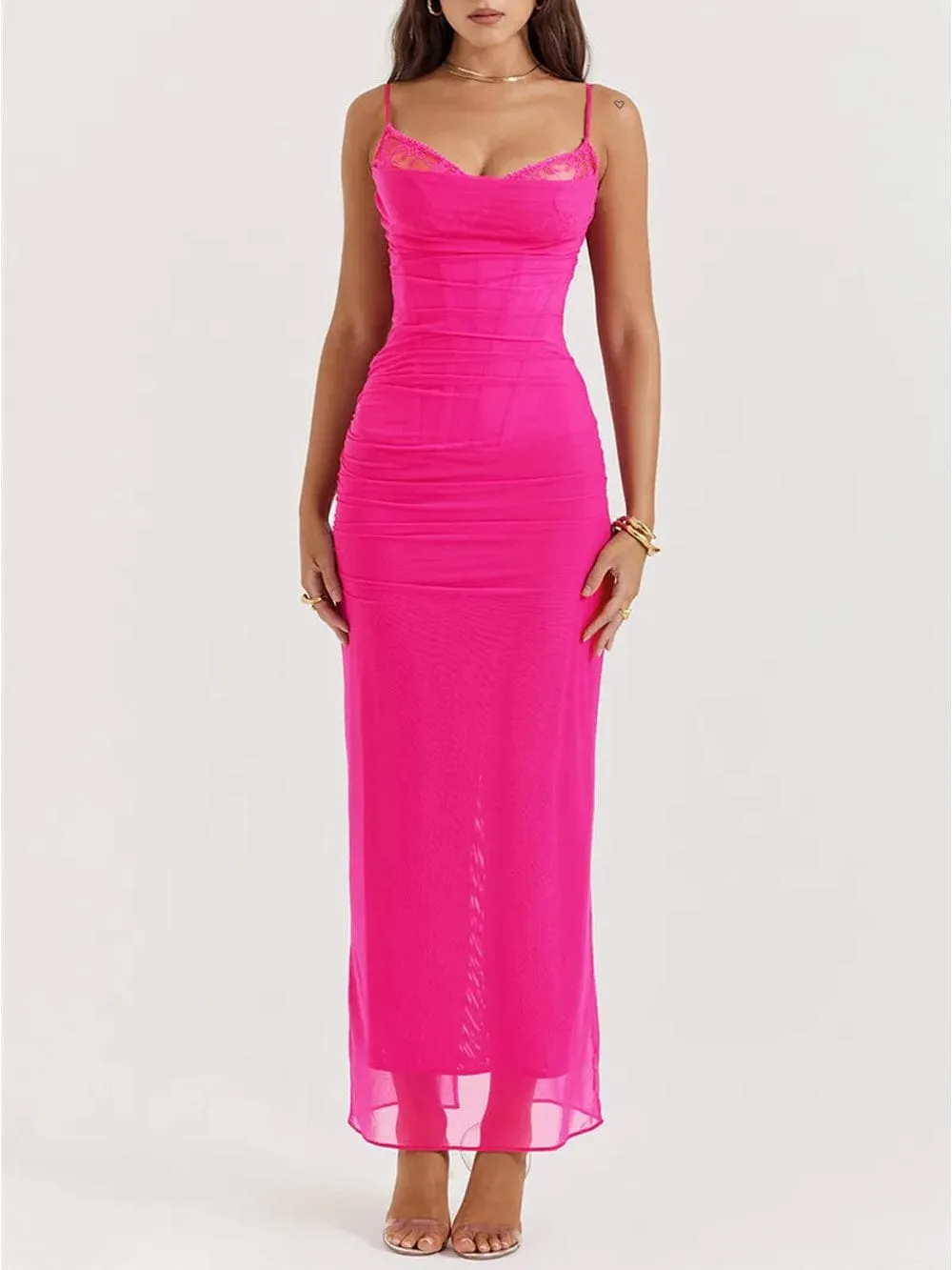 Isabel Backless Maxi Dress