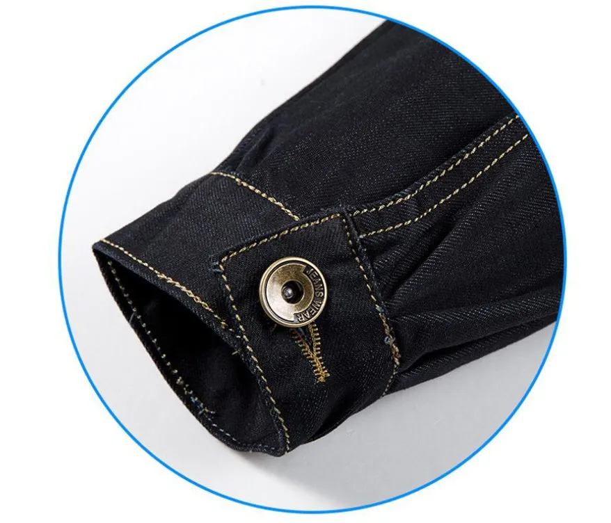 Jaqueta Masculina de Jeans Preto