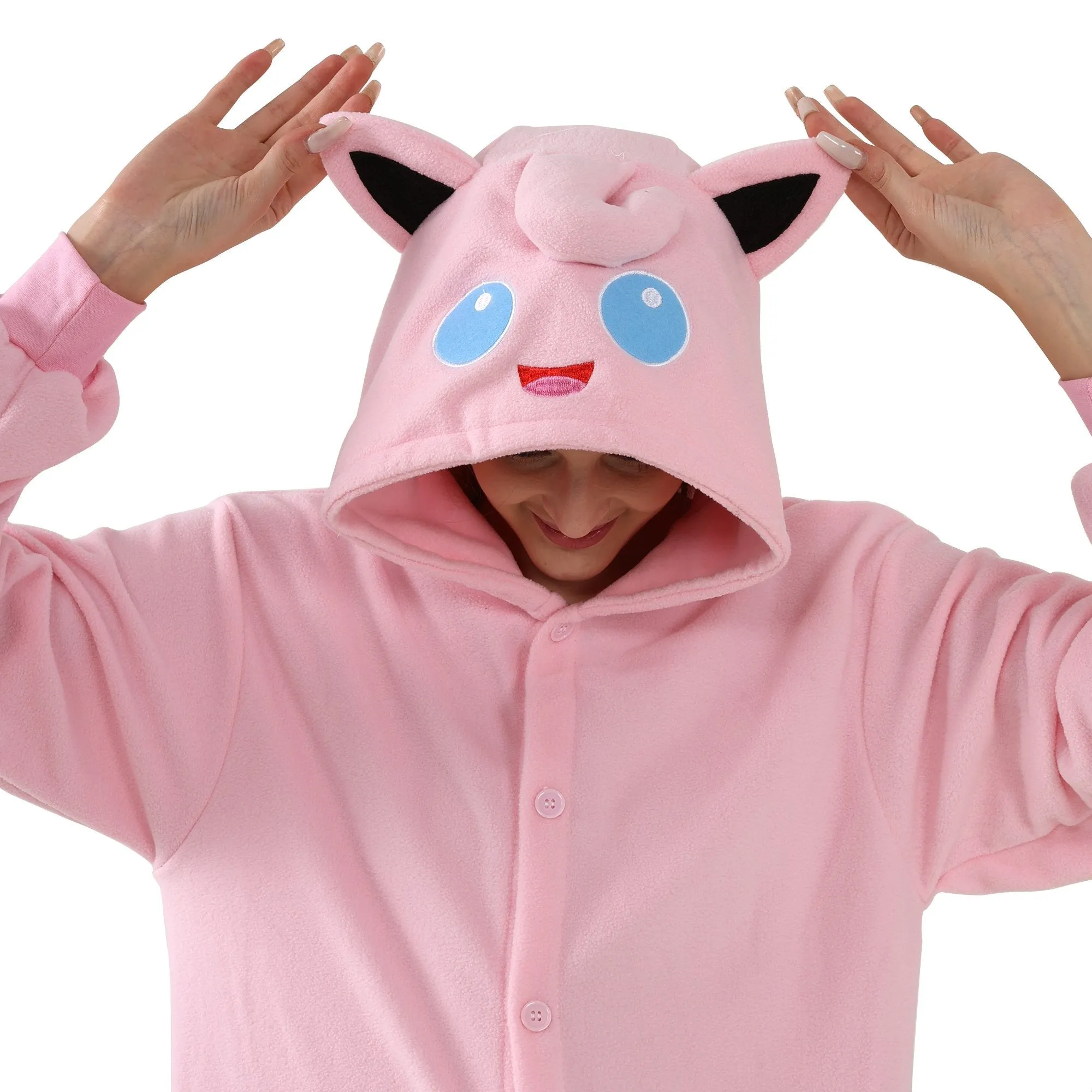 Jigglypuff Kigurumi Onesies Anime Pokemon Pajamas Pyjamas Halloween Costume