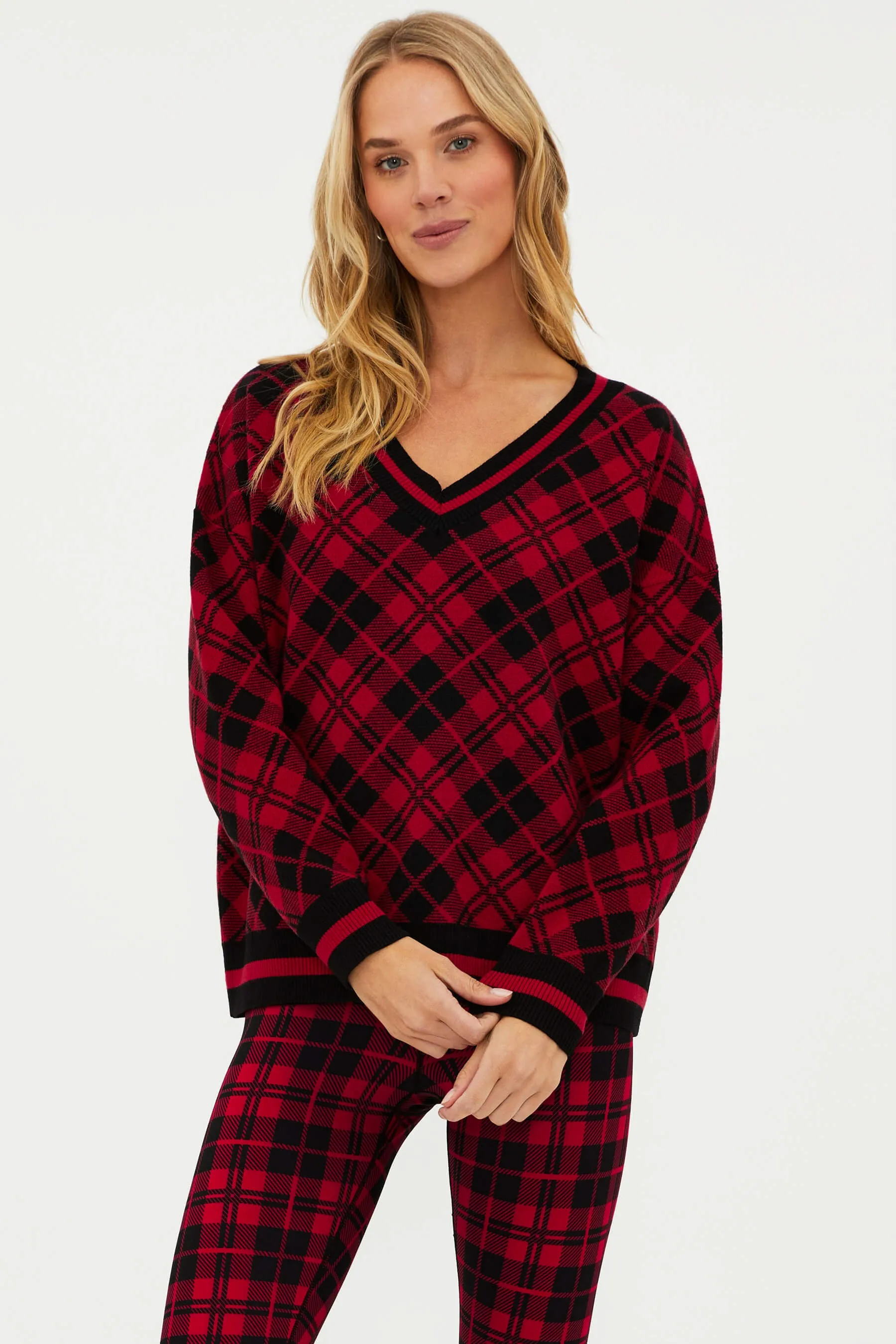 Joey Sweater Merry Plaid