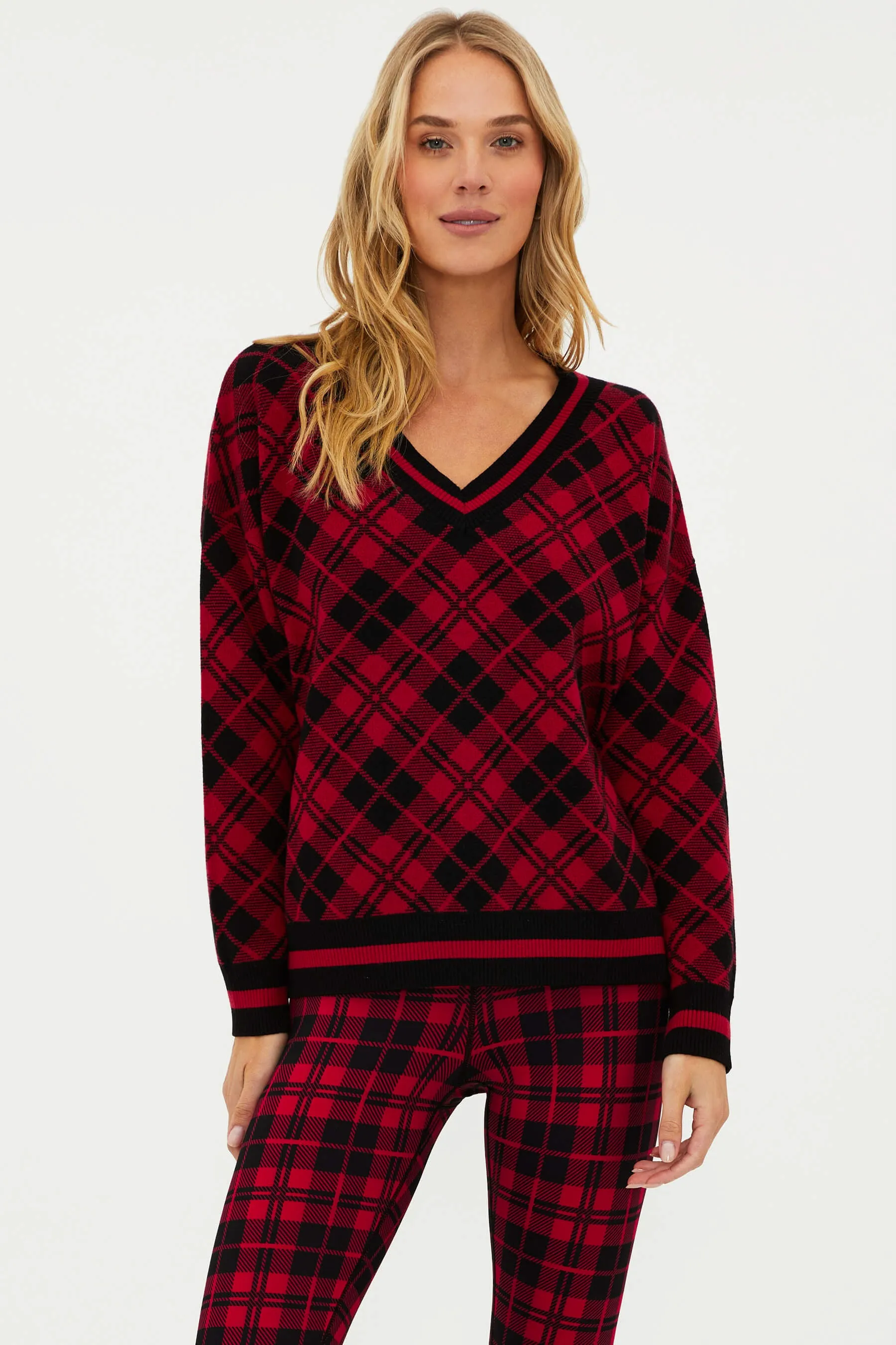 Joey Sweater Merry Plaid