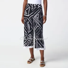 Joseph Ribkoff Geometric Print Culotte Trouser - Style 241280