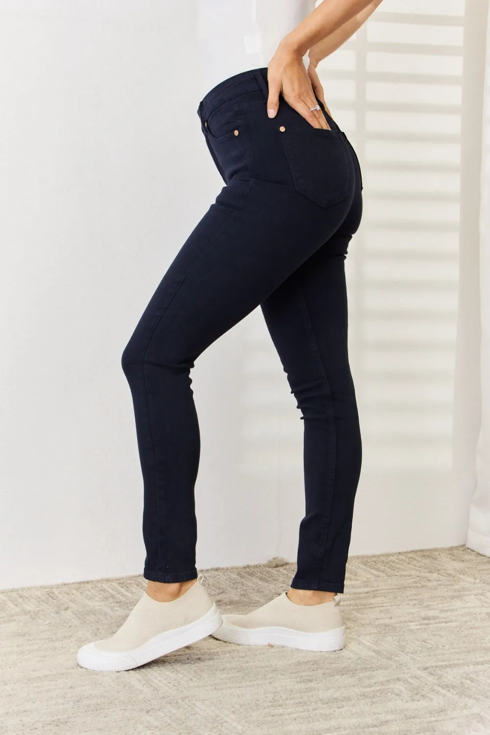 Judy Blue Garment Dyed Tummy Control Skinny Jeans [Online Exclusive]