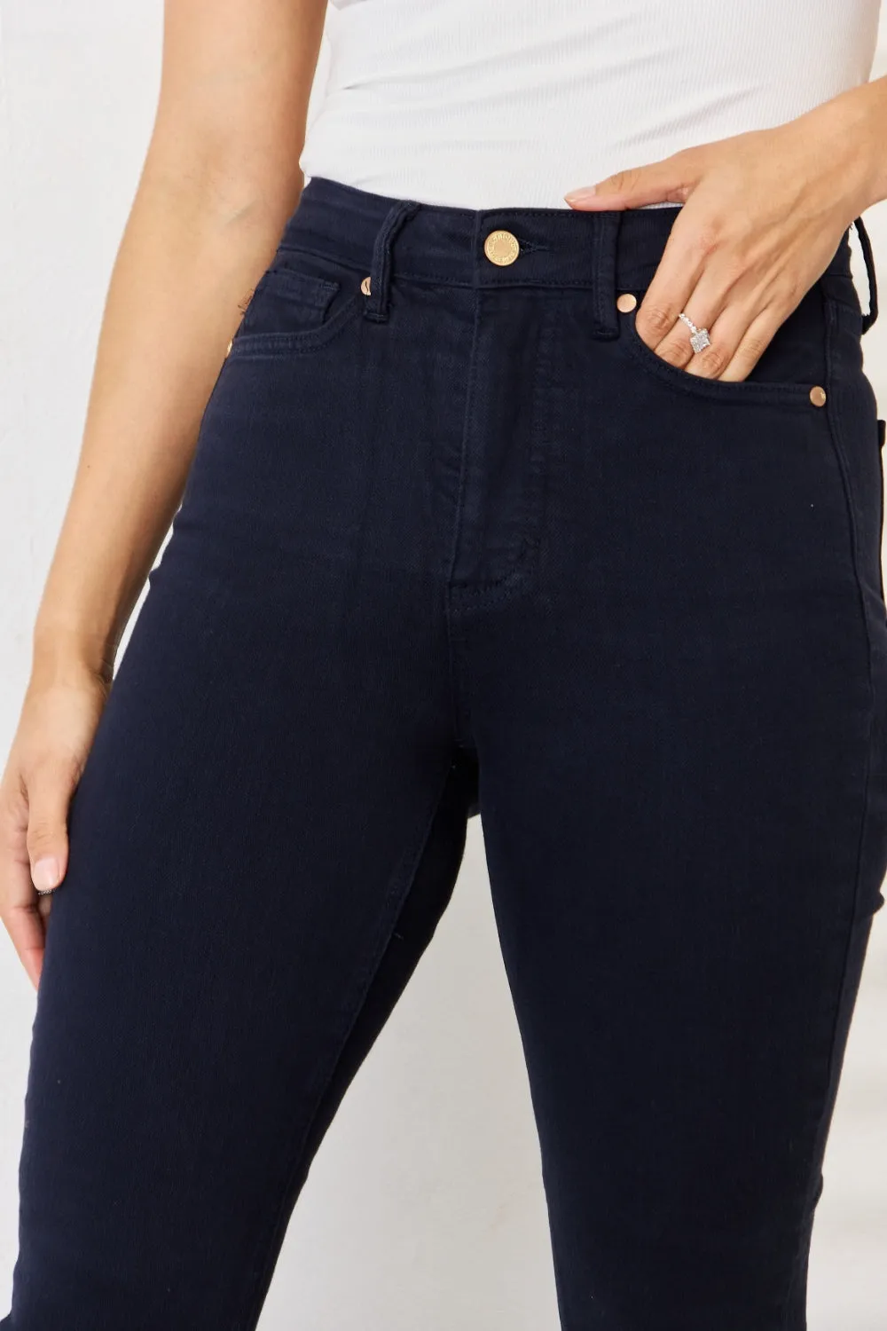 Judy Blue Garment Dyed Tummy Control Skinny Jeans [Online Exclusive]