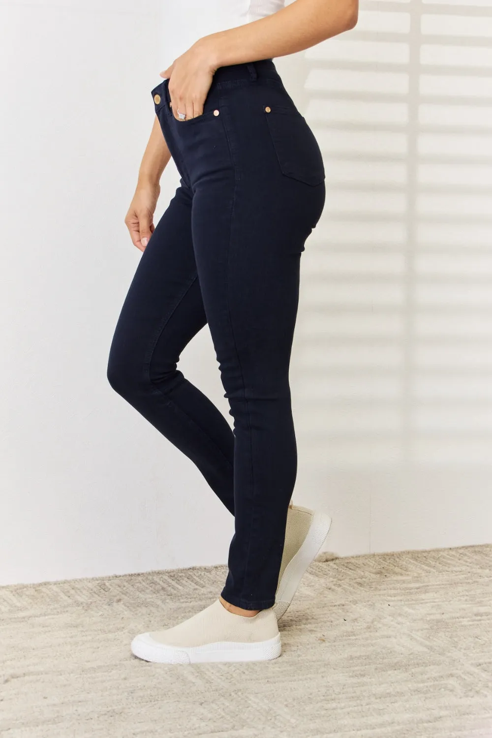 Judy Blue Garment Dyed Tummy Control Skinny Jeans [Online Exclusive]