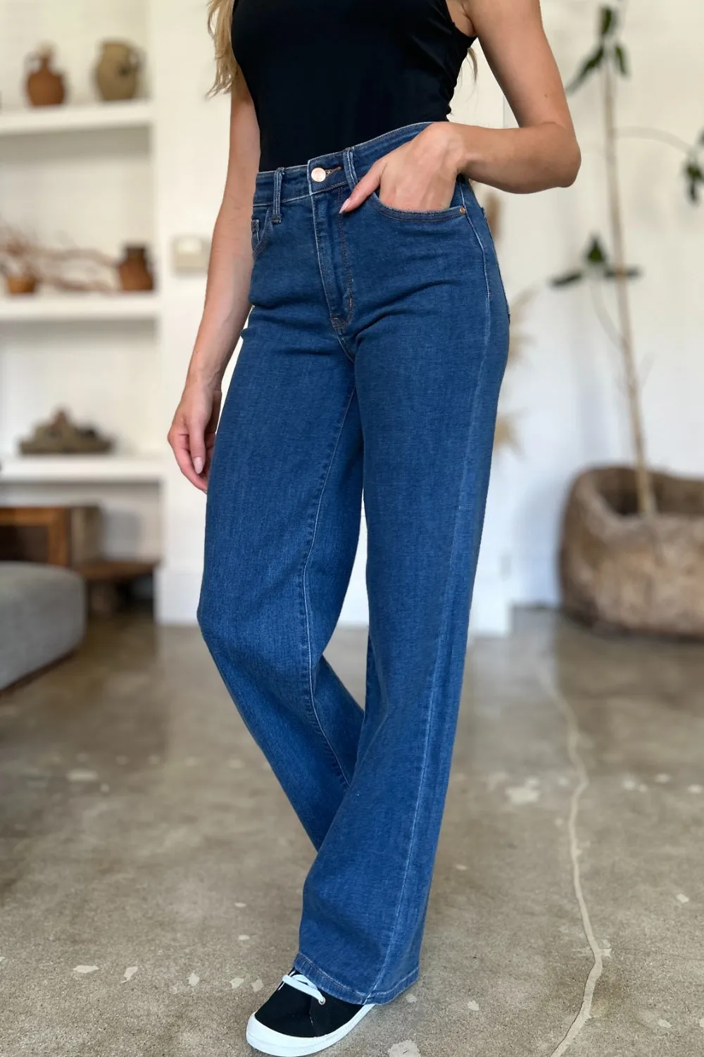 Judy Blue High Rise Straight Jeans [Online Exclusive]